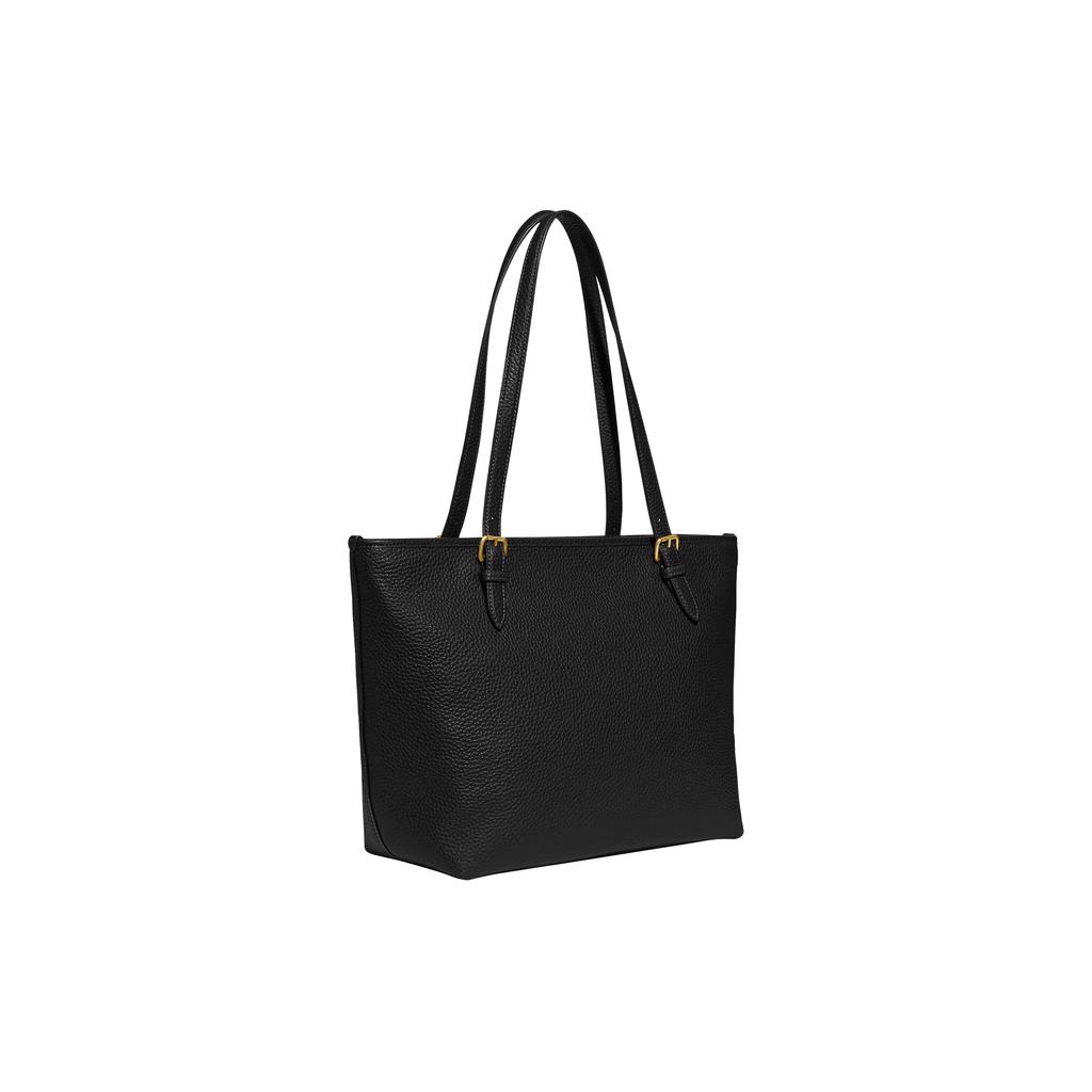 New COACH Taylor Grain Leather Tote Bag, Shopping Bag, Shoulder Bag, Handbag Large Women's Black CC395-B4BK
