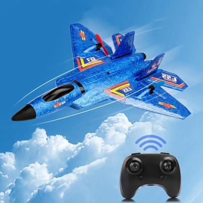 F22 Raptor RC letadlo 2,4G 2CH Dálkové ovládání létající kluzák s LED světly EPP pěna letadlo hračky pro děti dárky
