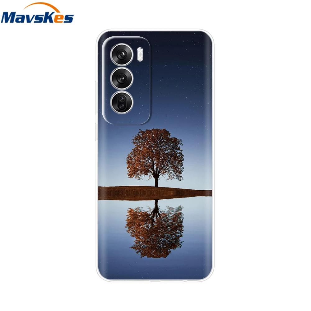 For OPPO Reno 12 5G Case Transparent Cover For OPPO Reno12 Pro 5G Reno12 Luxury Marble Soft Silicone TPU Phone Cases Funda Capas