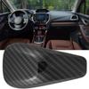 Car Gear Shift Knob Cover Trim Carbon Fiber Black Interior For Subaru Crosstrek XV Impreza Forester 2018