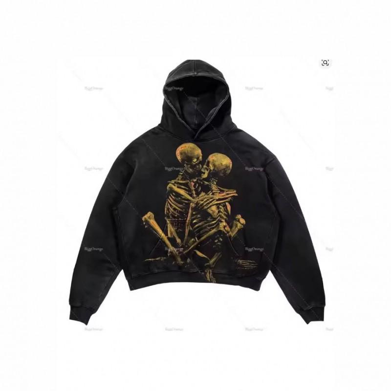 Y2K Streetwear Hoodie Men Women 3D Printed Fleece Pullover Oversized Casual Sweatshirt 2026 Collection