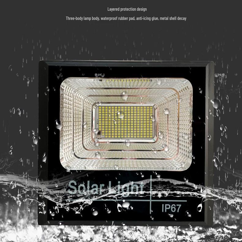 Benefit People: New Solar Floodlight for Outdoor Streets & Courtyard