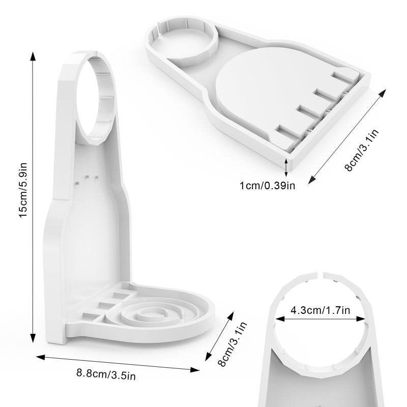 2 peças Porta-copos para Detergente de Roupa Organizador de Estação para Sabão de Roupa Gadget para Detergente de Roupa Garrafas Apanhador de Gotejamento de Detergente Para Lavanderia
