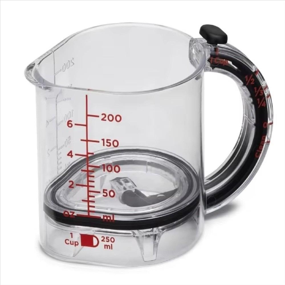 

4-In-1 Adjustable Measuring Cup Portable Ith Scraper-Style Seal Base Integrated Adjustable Measuring Cup Measuring Container
