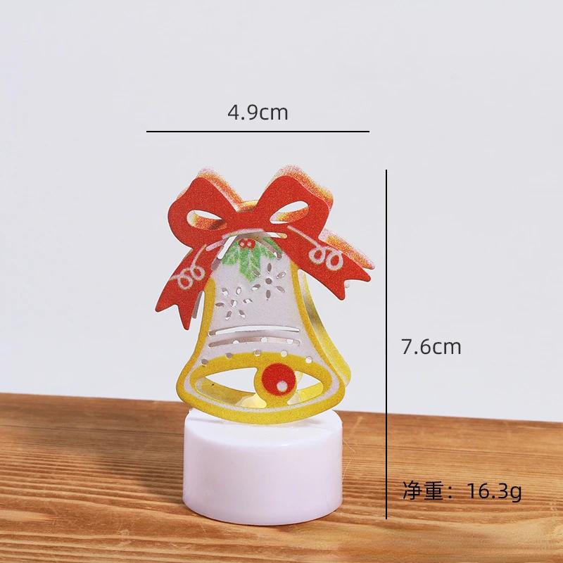 Christmas LED Light Snowman Santa House Luminous Cabin Merry Christmas Decor for Home Xmas Tree Ornaments Kids Gifts New Year