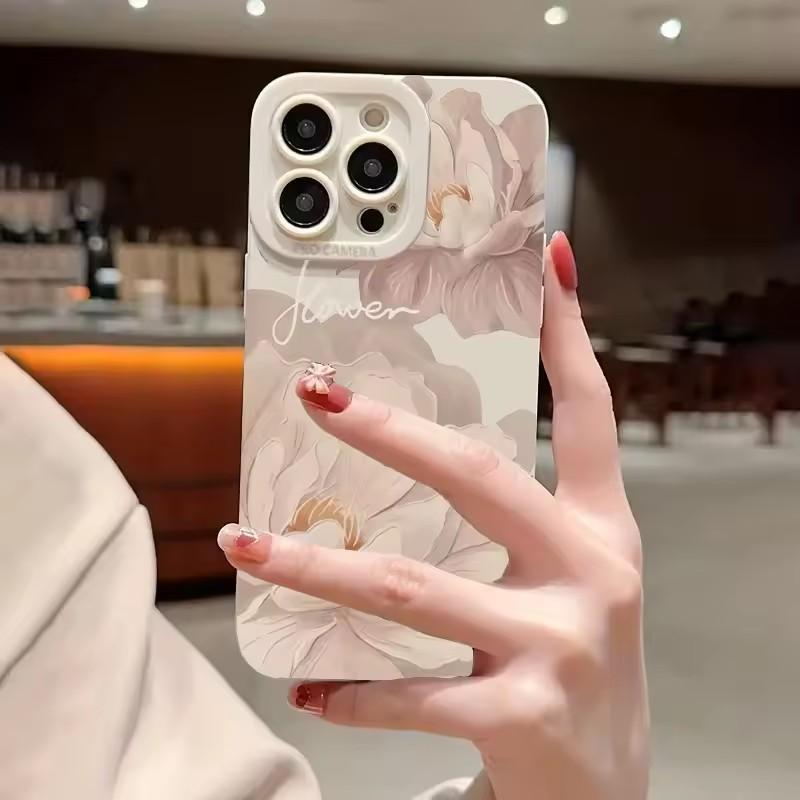Oil Painting Flower Case For Samsung Galaxy A55 A54 A33 Galaxy S25 S24 Ultra S24 FE S23 S21 FE S22 Plus S20FE  Cover