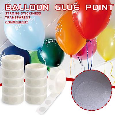 Puntos adhesivos removibles para globos, puntos de cinta adhesiva de doble cara para fiestas