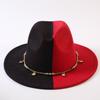 Popular European and American Classic Double-color Wide-brimmed Top Hat Men's and Women's Fashion OL Style Cowboy Hat Jazz Hat