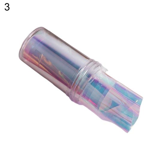 Nagelaufkleber, abnehmbar, glänzende Oberfläche, Kunststoff, DIY Nail Art-Aurora-Film, Maniküre-Transferpapier, Nagelzubehör