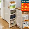 Ultra-Slim Gap Storage Cabinet Space-Saving Side Refrigerator Organizer Bathroom Kitchen Slim Storage Rack