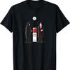 Dracula At the Water Fountain In the Office Working Late Hal T-Shirt