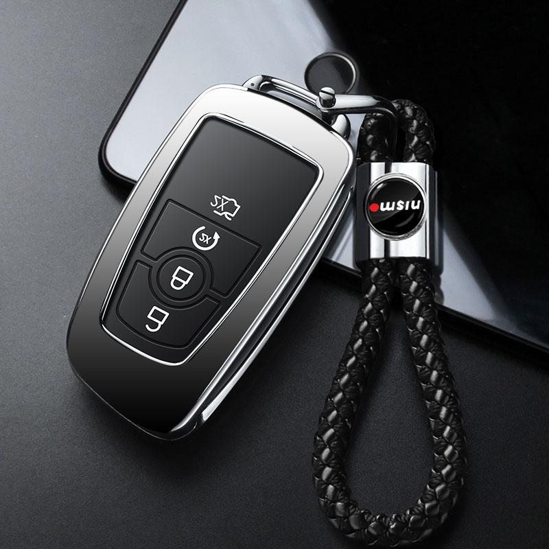 1Pcs Car Key Chain Key Ring Key Lanyard Car Emblem Styling For Nissan Nismo Tiida Sylphy Teana X Trail T30 T32 Almera Qashqai J10 J11