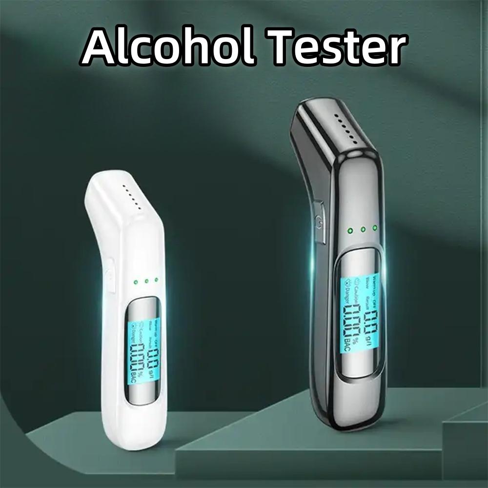 Portable Breath Alcohol Tester High Precision Home Use DUI Alcohol Detector Breathalyzer