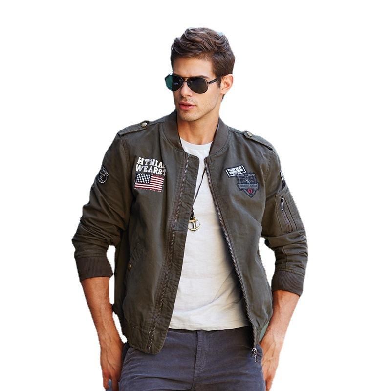 Autumn New Men's Jacket Jacket Plus Size Top