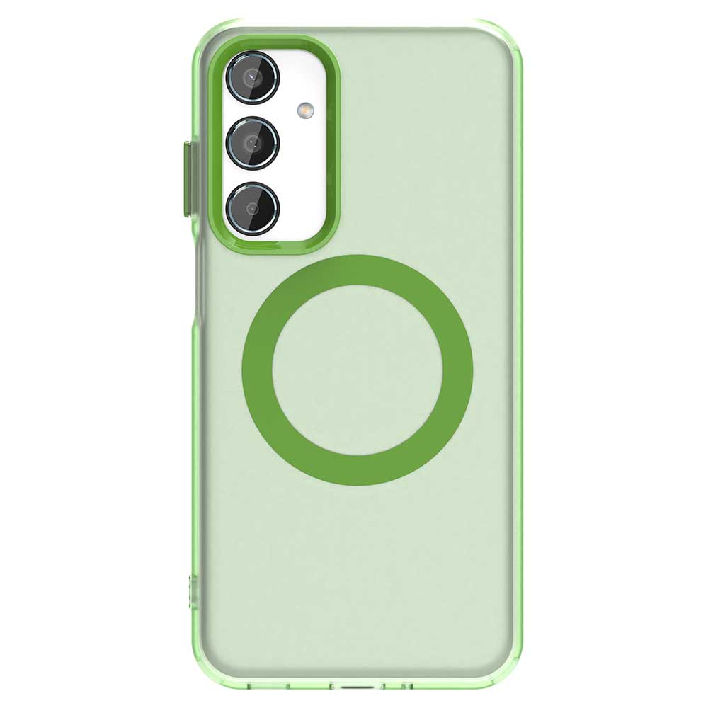 Magsafe Matte Phone Case For Samsung Galaxy F15 M35 A05 A05s 5G A06 4G Case Magnetic Wireless Charging Shockproof Back Cover