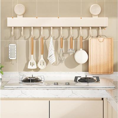 Space Saving Suction Cup Hooks Wall-mounted Bathroom Rack Utensils Holder  Behind The Door