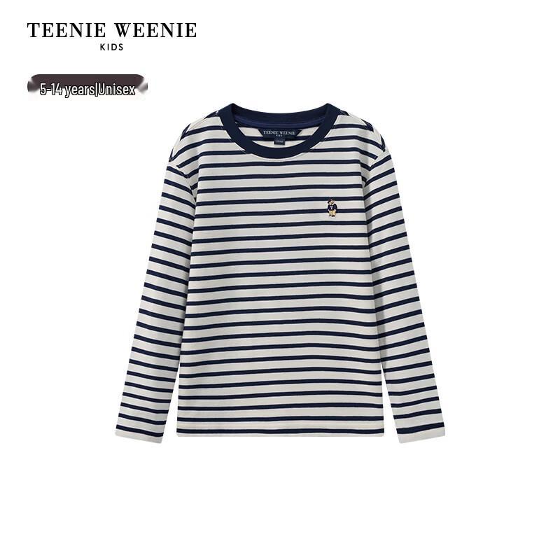 Teenie Weenie Kids' Striped Long-Sleeve Cotton T-Shirt