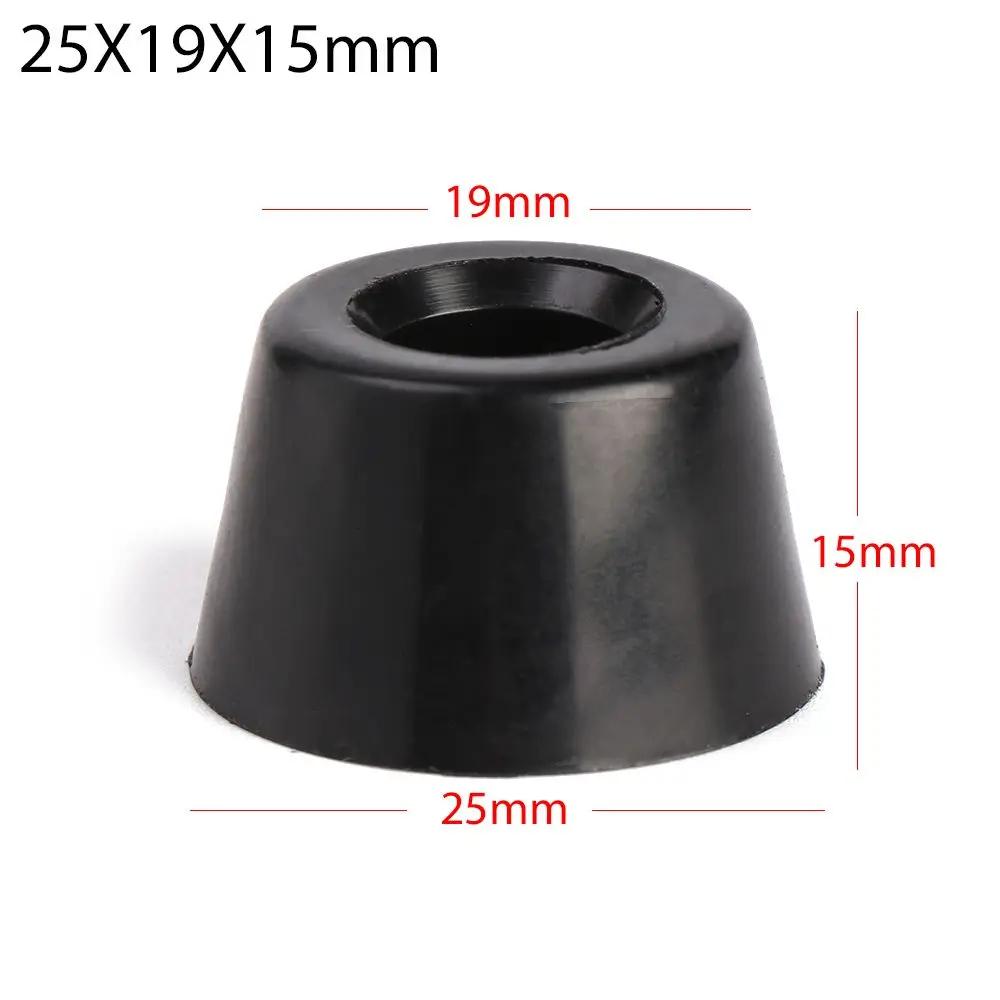 10pcs Anti Slip Furniture Legs Feet Black Speaker Cabinet Bed Table Box Conical Shock Pad Floor Protector Furniture Parts