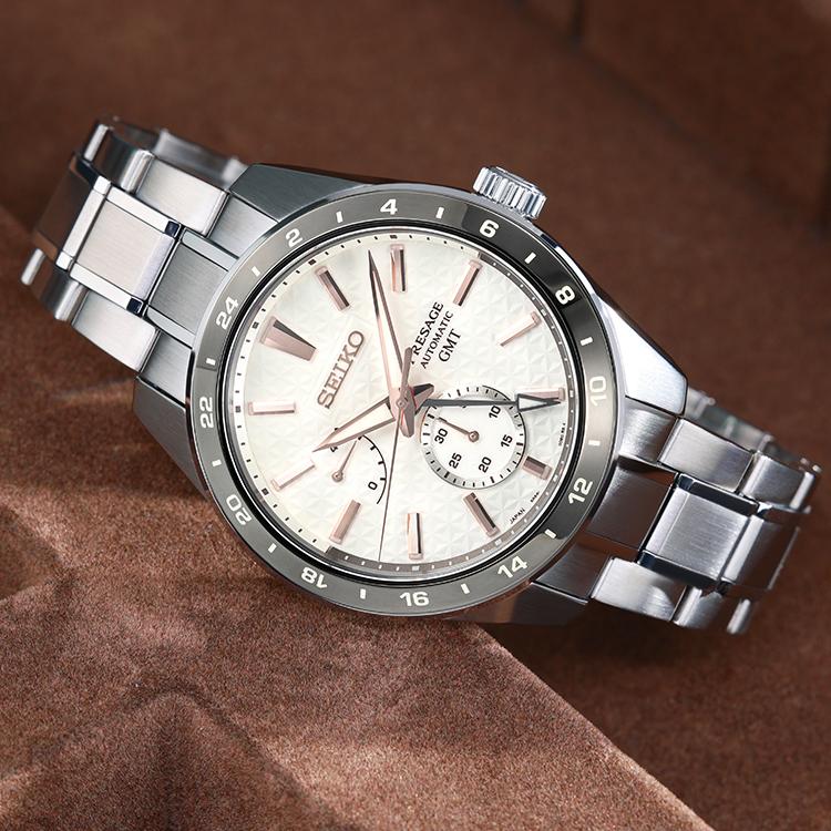 SEIKO Presage Mechanical Movement Stainless Steel Strap Watch 42.2mm Men's Watches White Dial SPB273J1