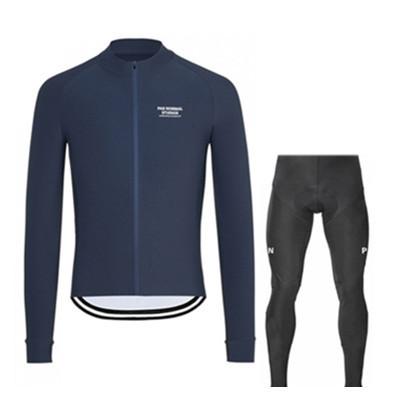 Autumn and Winter Long-sleeved Cycling Shirt Mountain Road Cycling Suit Strap Set 2026 Autumn Breathable Cycling Suit Set