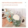Dirty Laundry Baskets Foldable Round Waterproof Organizer Bucket Cotton Linen Clothing Children Toy Home Large Capacity Storage