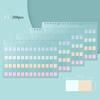 4Pcs A5/B5 Binder Color PET Translucent Index Sticker Student Notebook Sort Label Index Tabs Book Marker Writable Sticky Notes