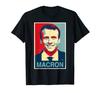Mehr Design Frankreich Präsident Emmanuel Macron T-Shirts Hip Hop T-Shirts Oberteile Baumwoll-T-Shirts