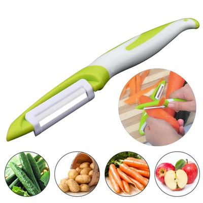 Portable Peeler Scraper Kitchen and Household Use Stainless Steel Potato Peeler Melon Slicer Multi Peeling Kitchen Gadgets