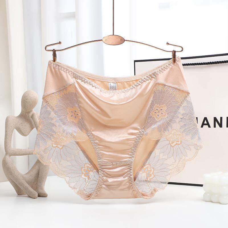 Aimeifen Women's Lace High-Waist Briefs 2-Pack