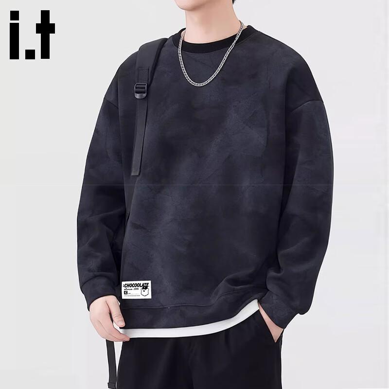 

Men s American Style Tie-Dye Loose Fit Crew Neck Sweatshirt 2XL