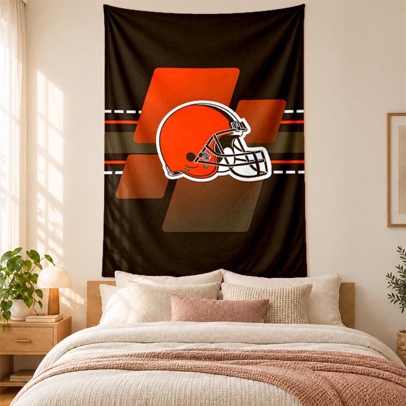 Cleveland Browns Tapestry highquality for decorating living room bedroom dorm walls ideal as bedroom wallart orholiday gift