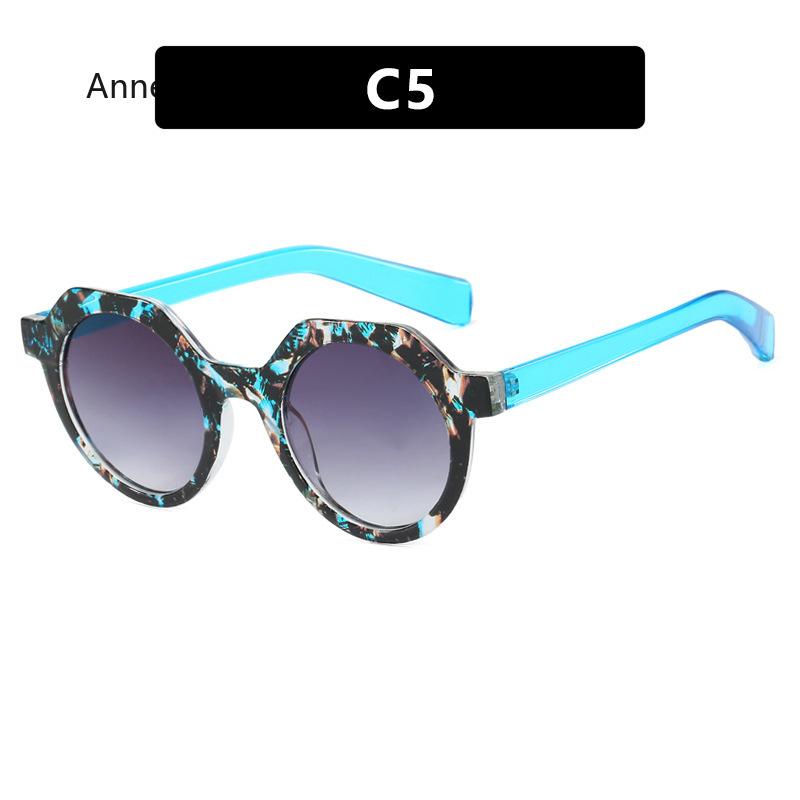 Oversized Round Vintage Sunglasses Women For Men Luxury Designer Sun Glasses Popular Outdoor Big Frame Punk Eyewear UV400