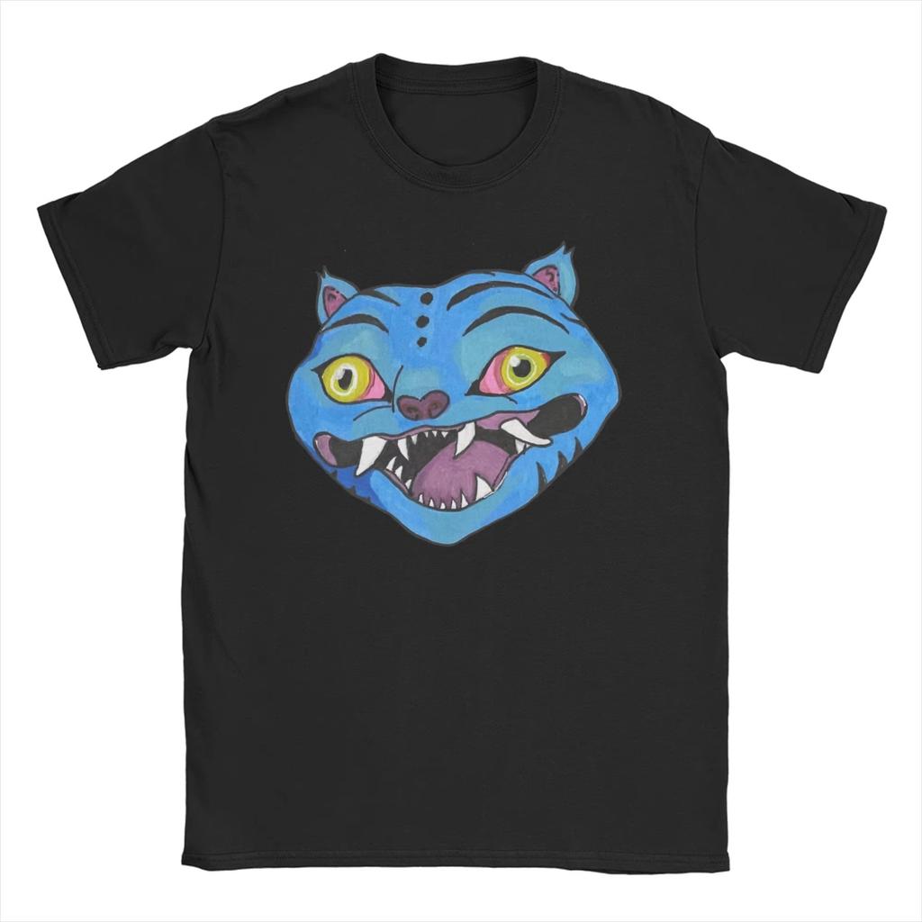 KPop Demon Hunters Blue Tiger for Men Women T Shirt Awesome Tee Shirt Short Sleeve Crewneck T-Shirt  Cotton Gift Idea Tee Tops