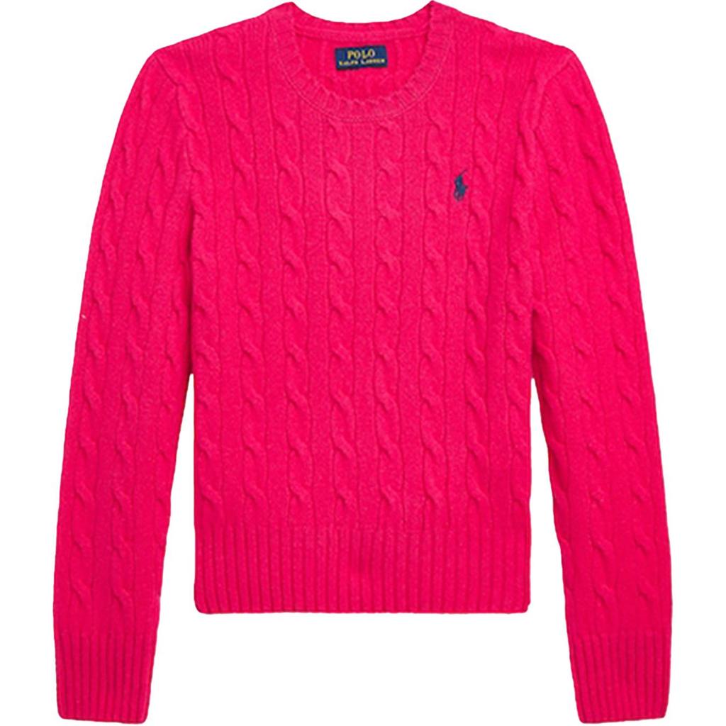Polo Ralph Lauren Logo Embroidered Crew Neck Long Sleeve Sweater Women sweater 211891640-025