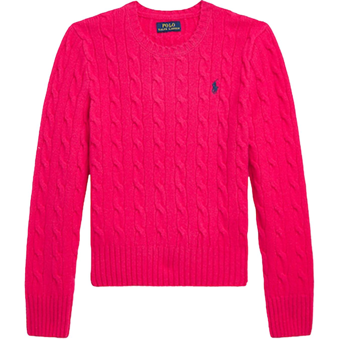 

Женский свитер Polo Ralph Lauren с вышивкой логотипа, круглым вырезом и длинными рукавами 211891640-025 M