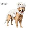 Pet Photography Prop Dinosaur Skeleton Costume, Glow-in-The-Dark 3D Apparel, Halloween Holiday Party Dog Clothes Dino Outfit for Dogs Cats,