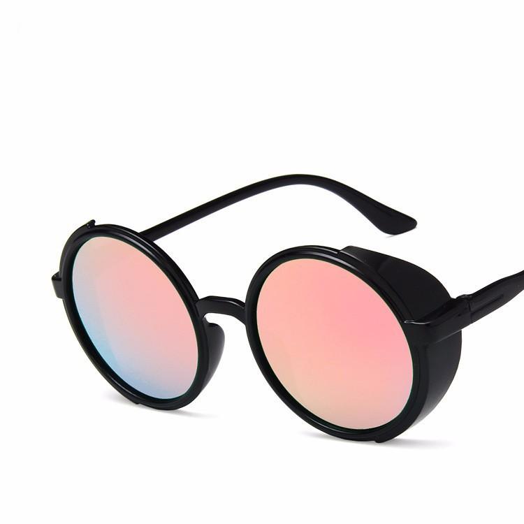 retro round Women sunglasses brand designer men luxury classic Punk fashion Hip hop plastic Outdoor sunglasses ladies UV400