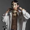 BEPAN A Male and Female Full-face Cosplay of a Dragon God and a Tiger Mask for Halloween In Japanese 2D Animation