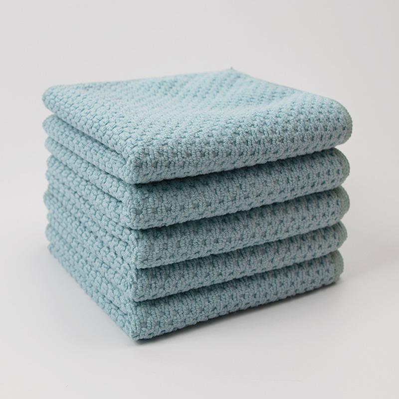 

Multifunctional Lint-Free Jacquard Dishcloth for Kitchen Cleaning Cut Edge 30*30 cm Bulk