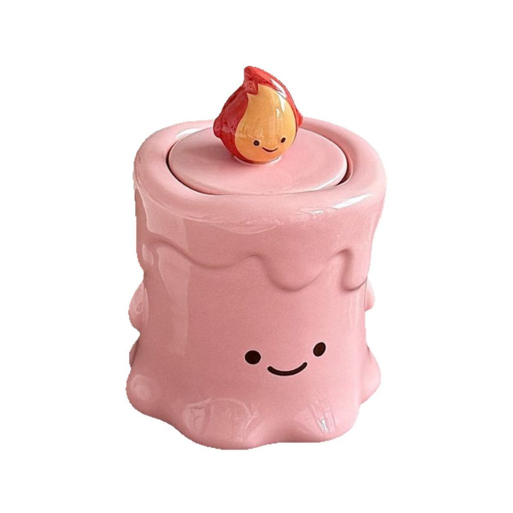 Cartoon Fireman Creative Ceramic Toothpick Holder Cute Living Room Decor Gift