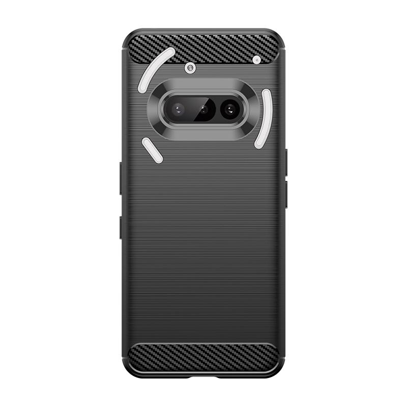 For Nothing Phone 3A Case Cover Nothing Phone 3A Capa Bumper Shockproof Carbon Fiber Soft TPU Cover For Nothing Phone 3A Funda