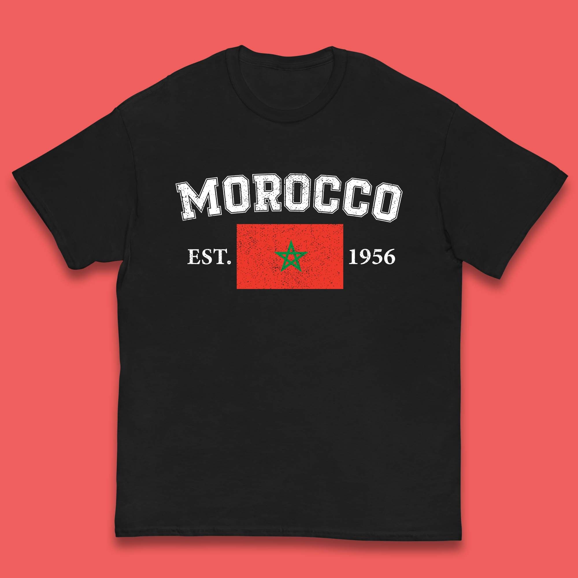 Morocco Est 1956 Kids T-Shirt 100