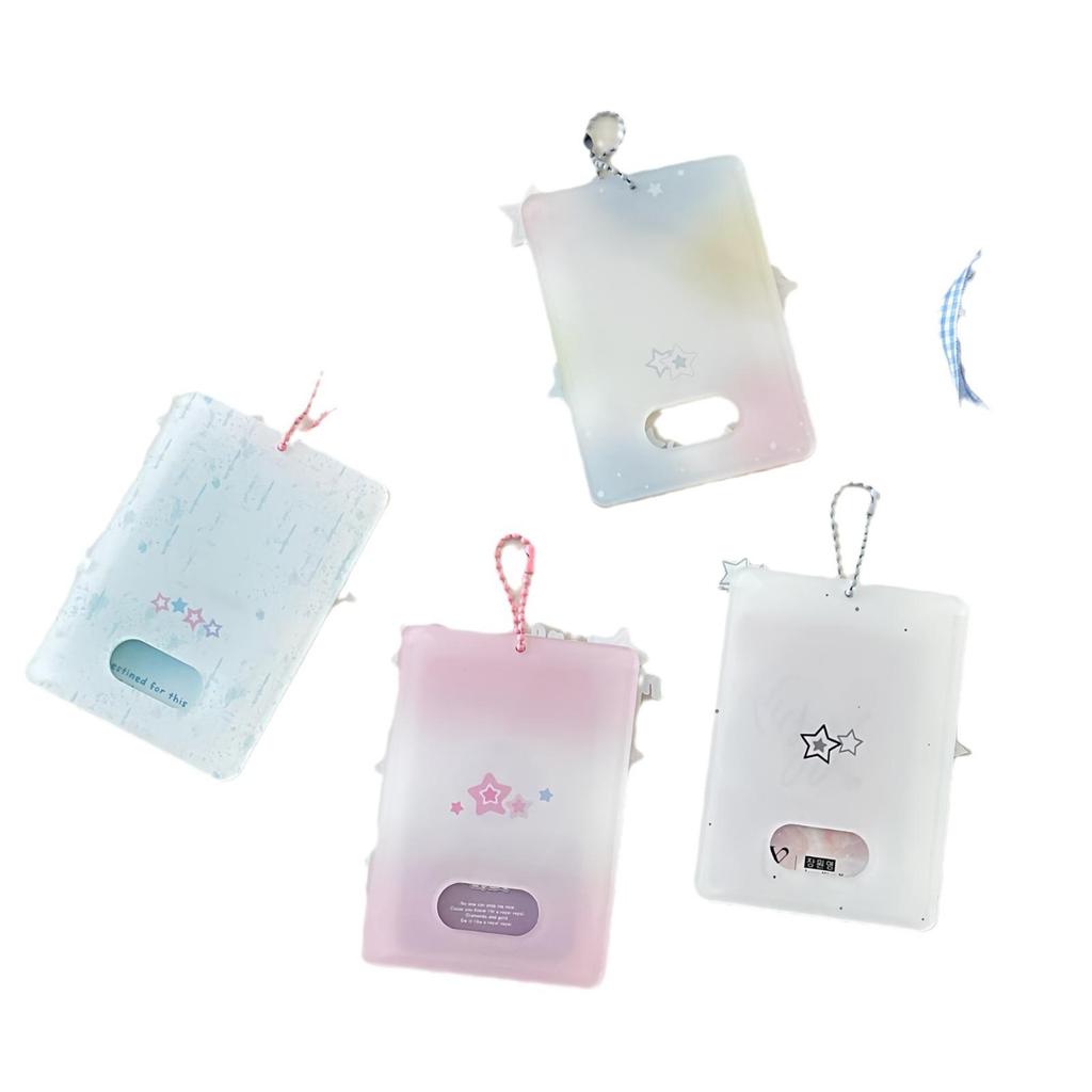 Y2K Star Acrylic Card Holder & Protector Sleeve