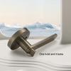 Door Handle Door Lock High-Grade Zinc Alloy Replacement Spherical Lock Bedroom Bathroom Three-Bar Door Lock Hardware