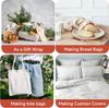 100% French Linen Fabric, Soft Non-woven Washed Linen for Clothing, Tablecloths, Curtains, DIY Sewing Natural Flax Material