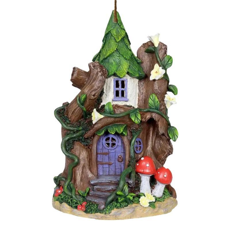 Elf Fairy Pendant Patio Garden Ornament Acrylic Christmas Tree Ornament Pendant Keychain Pendant
