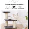 3-Layers Cats Toys Scratching Post Sisal Rope Three Pillars For Kitten Grind Claw Cat Climbing Frame Posts Pet Furniture
