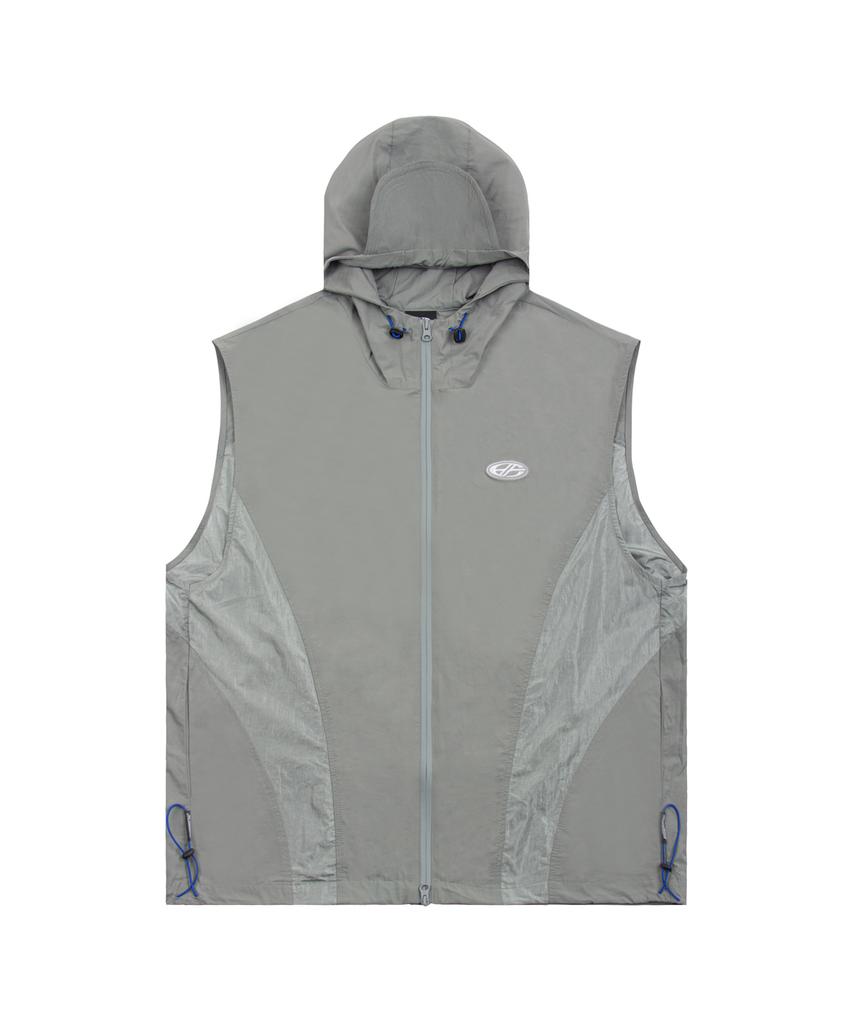 Hyunfit Division Wind Vest-[Gray]