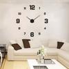 Silent Digital Clock Minimalist Hanging Clock Creative Wall Clock  Bedroom