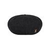VARZAR VA Studded Octagonal Wool Beret Black
